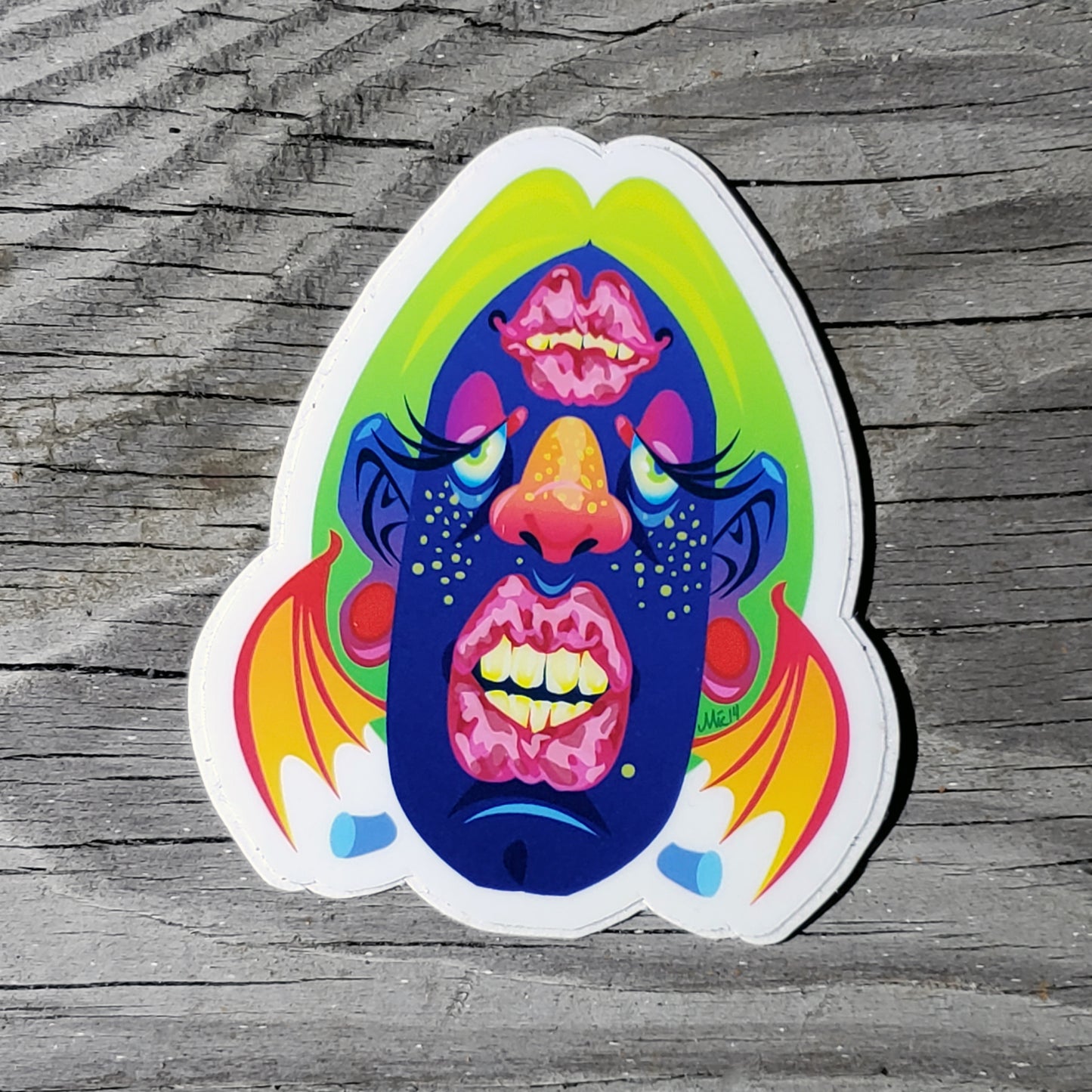Frankenbat Sticker
