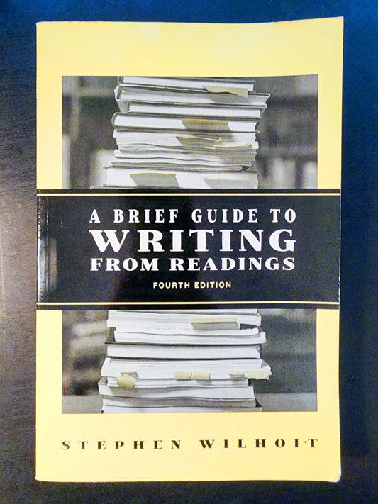 A Brief Guide to Writing from Readings by Stephen Wilhoit (2006, Good)