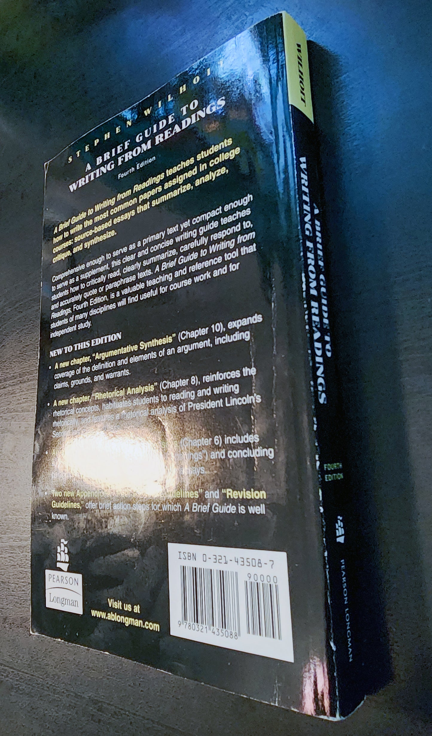 A Brief Guide to Writing from Readings by Stephen Wilhoit (2006, Good)