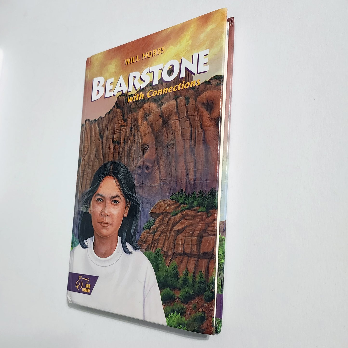Bearstone by Will Hobbs: With Connections. HRW Library. Hardback.