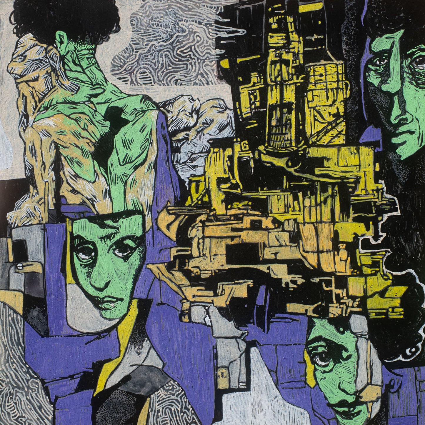 Architecture of Becoming - Original Acrylic Painting