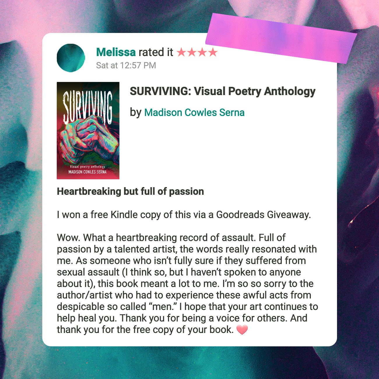 SURVIVING Visual Poetry Anthology Book