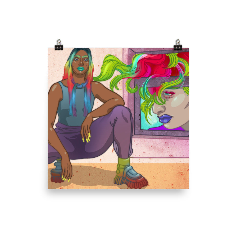 "❏" Poster Print